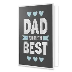 Diamond Dotz&reg; Best Dad Diamond Painting Greeting Card Kit