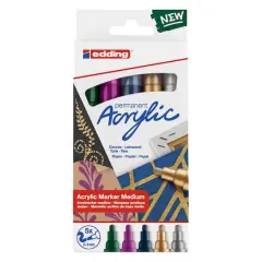 Edding&reg; Festive Colors 5100 Acrylic Marker Medium Set