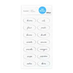 Clear Oval Household Label Stickers by Recollections&trade;
