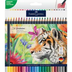 Faber-Castell&reg; Goldfaber 24-Piece Color Pencils