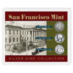 San Francisco Mint Silver Dime Collection