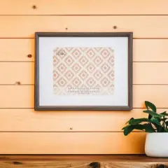 Neutral Basic Dark Brown Frame with Mat by Studio D&eacute;cor&reg;