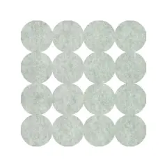 RoomMates White Modern Circles Acoustical Peel & Stick Tiles