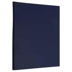 JAM Paper Matte 8.5'' x 11'' 28lb. Paper, 50 Sheets Navy Blue
