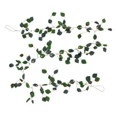 Hello Honey&reg; 6ft. Green Leaves & Berries Handmade Felt Garland