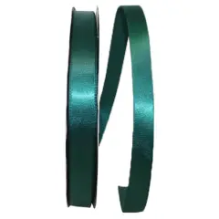 JAM Paper 5/8" x 100yd. Satin Single Face Ribbon Hunter