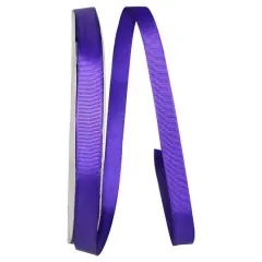 JAM Paper 5/8" x 100yd. Grosgrain Style Wired Ribbon Purple Haze