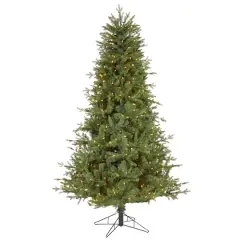 6.5ft. Pre-Lit New Hampshire Spruce Artificial Christmas Tree, Warm White LED Lights