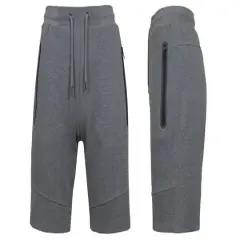 Galaxy by Harvic Lounge Tech Men's Jogger Shorts Charcoal