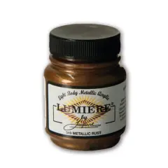 Jacquard Lumiere Metallic Acrylic Paint, 2.25oz. Metallic Rust