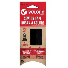VELCRO&reg; Brand Black Sew On Tape