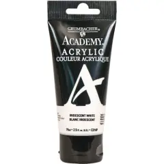 Grumbacher&reg; Academy&reg; Acrylic, 2.5oz. C214P Iridescent White