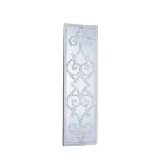 Household Essentials 47" Large Framed Decorative Scroll Wall Mirror