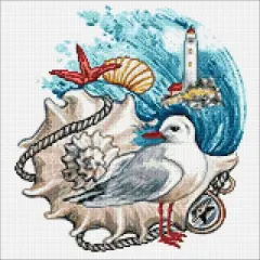 Crafting Spark Sea Collage Diamond Painting Kit