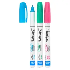 Sharpie&reg; Water-Based Paint Markers, Extra Fine Point Glitter Pastel Set