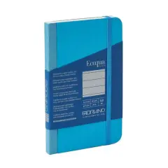 Fabriano&reg; EcoQua Plus Lined Fabric-Bound Notebook Turquoise