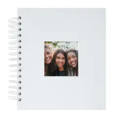 8.75" x 7.75" Spiral Bound Scrapbook Album by Recollections&trade; White