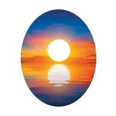 7" x 9" Sunset Oval Canvas Painting Kit by Craft Smart&reg;