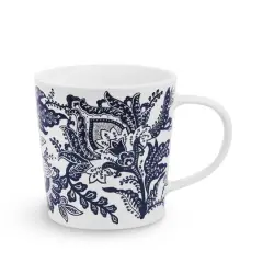 Vera Bradley&reg; 12oz. Java Navy White Ceramic Mug