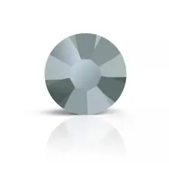 Preciosa MAXIMA SS9 Flatback Czech Crystals, 144ct. Jet Hematite