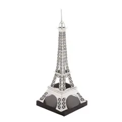 42" Silver Aluminum Eiffel Tower Sculpture