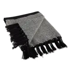 DII&reg; Urban Cityscape Border Throw Black