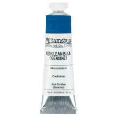 Williamsburg&reg; Artist Oil Colors, 37mL Cerulean Blue (Genuine)