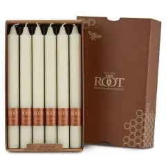 Root Candles 9" Unscented Timberline&trade; Arista&trade; Taper Candles, 12ct. Ivory
