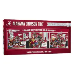 College Game Day in the Dog House 1,000 Piece Puzzle Alabama Crimson Tide