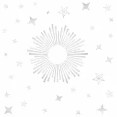 RoomMates Sunburst Peel & Stick Decals with Circle Mirror