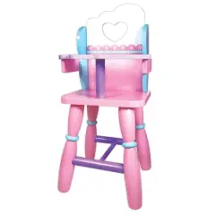Lissi Dolls Wooden Baby Doll High Chair