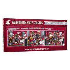 College Game Day in the Dog House 1,000 Piece Puzzle Washington State Cougars