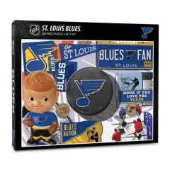 National Hockey League Retro Series 500 Piece Puzzle StLouis Blues