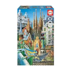 Collage Mini 1,000 Piece Jigsaw Puzzle