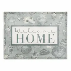 Welcome Home Multi Shell Cotton Twill Placemat Blue/Blue