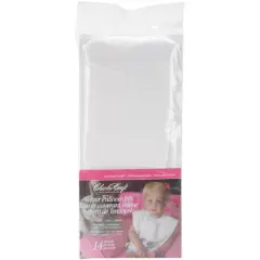 Charles Craft White Velour Toddler Pullover Bib