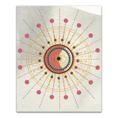 Evil Eye Watercolor 16" x 20" Canvas Wall Art