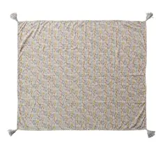 Hello Honey&reg; Multicolor Floral Cotton Chambray Throw Blanket