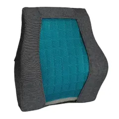 Mind Reader Teal & Black Ergonomic Back Cushion