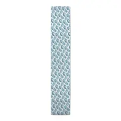 Shells Outdoor Table Runner Light Blue