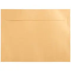 JAM Paper Gold Stardream 9" x 12" Open End Envelopes