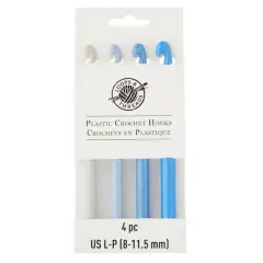 Plastic Crochet Hook Set by Loops & Threads&reg;, L-P