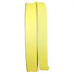 JAM Paper 7/8" Grosgrain Texture Ribbon Baby Maize