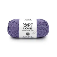 Lion Brand&reg; Tom Daley Made with Love&trade; The Cottony One&trade; Yarn Knit One Purple One