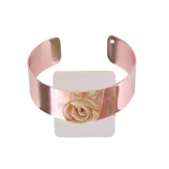 JAM Paper Mayleigh Flower Cuff Rose Gold