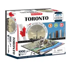 4D&trade; Cityscape Toronto, Canada History Over Time Puzzle&trade;