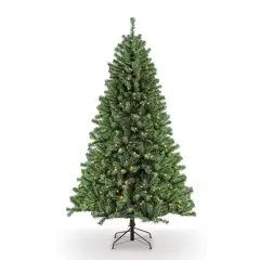9ft. Pre-Lit Northern Fir Artificial Christmas Tree, Clear Lights