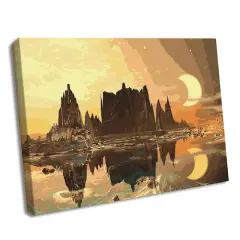 Ideyka Golden City Painting by Numbers Kit