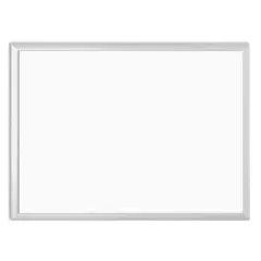 U Brands Silver Aluminum 24" x 18" Framed Melamine Dry Erase Board