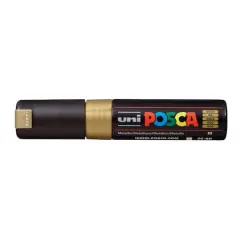 Uni POSCA PC-8K Broad Chisel Tip Paint Marker Gold